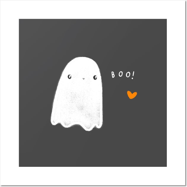 Boo! Wall Art by Beth Illustrates